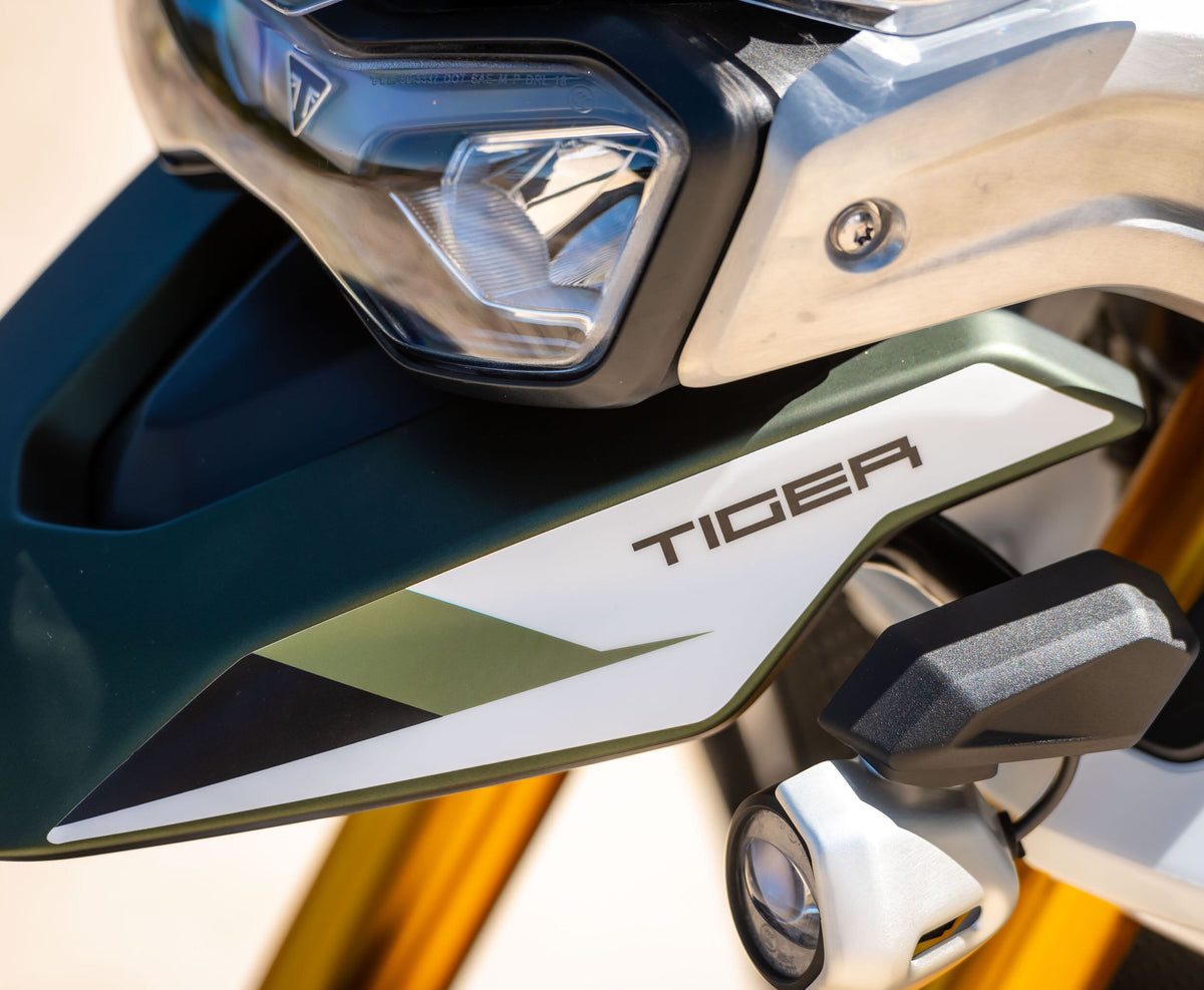 GRAPHICS KIT - 2020 - 2023 TRIUMPH TIGER 900 - GREEN KHAKI