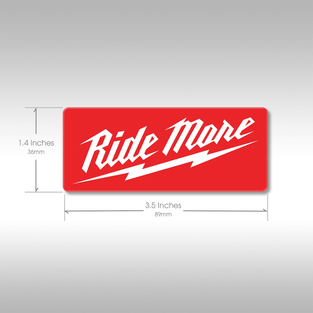 RIDE MORE WAUKEE STICKER - HEAVY DUTY