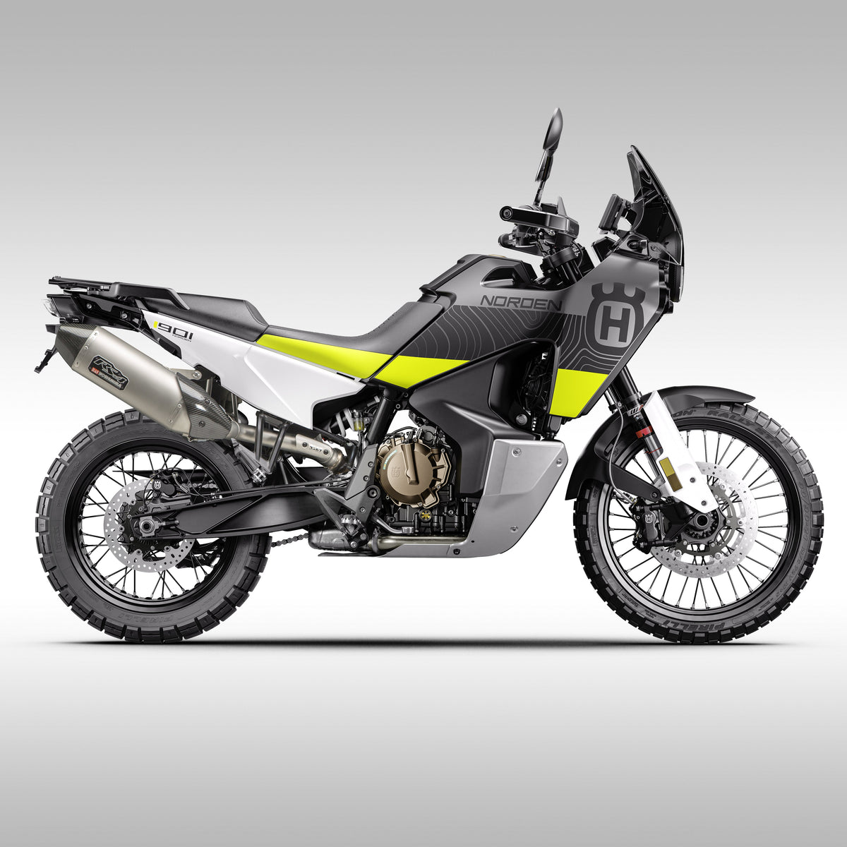 YOSHIMURA - RS-4 SLIP-ON - KTM 790 / 890 ADVENTURE &amp; HUSQVARNA NORDEN 901