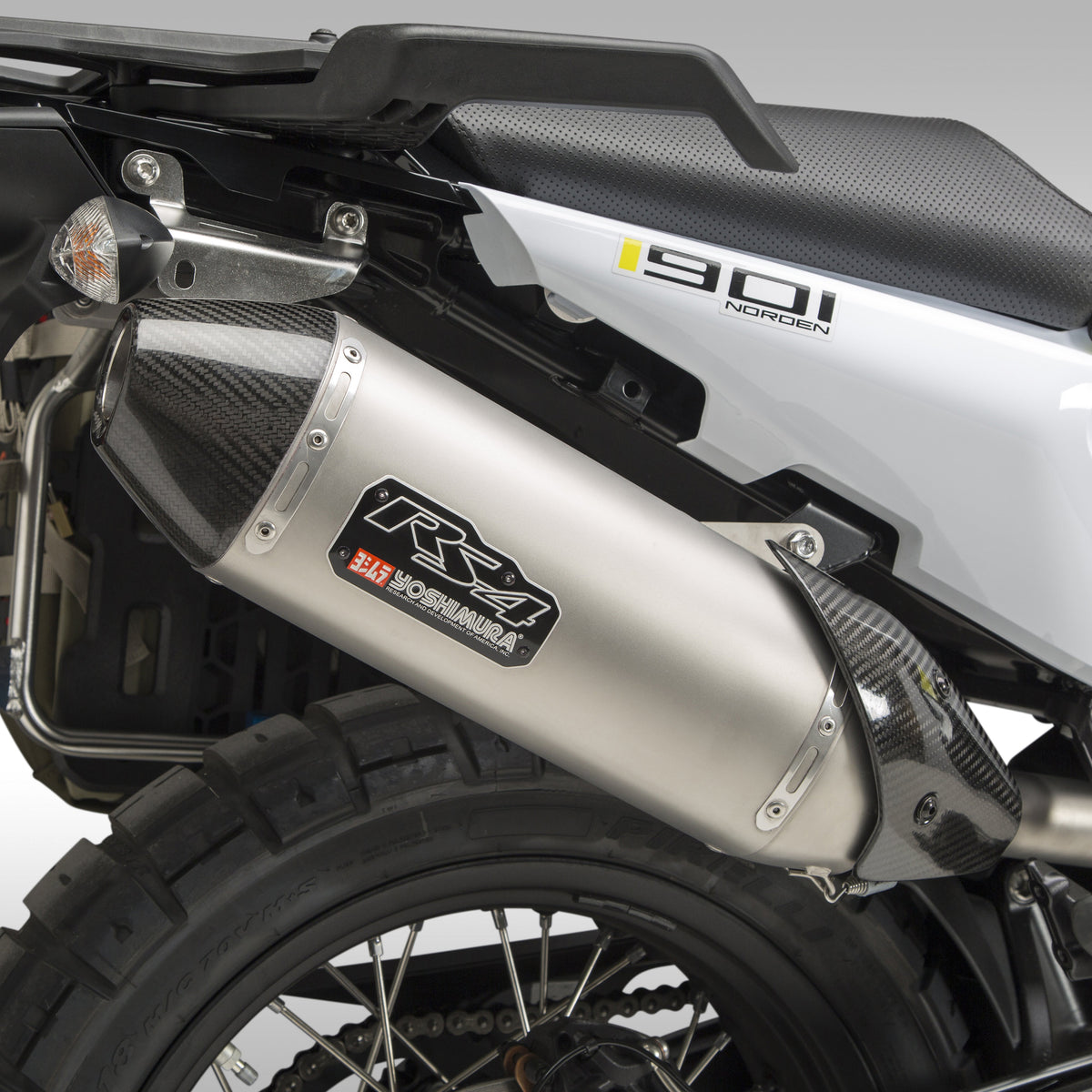 YOSHIMURA - RS-4 SLIP-ON - KTM 790 / 890 ADVENTURE &amp; HUSQVARNA NORDEN 901