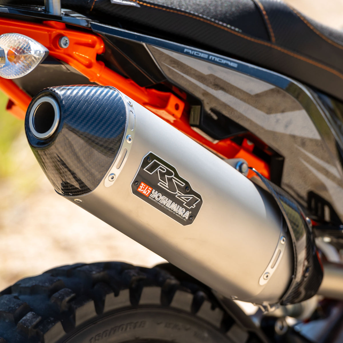 YOSHIMURA - RS-4 SLIP-ON - KTM 790 / 890 ADVENTURE &amp; HUSQVARNA NORDEN 901