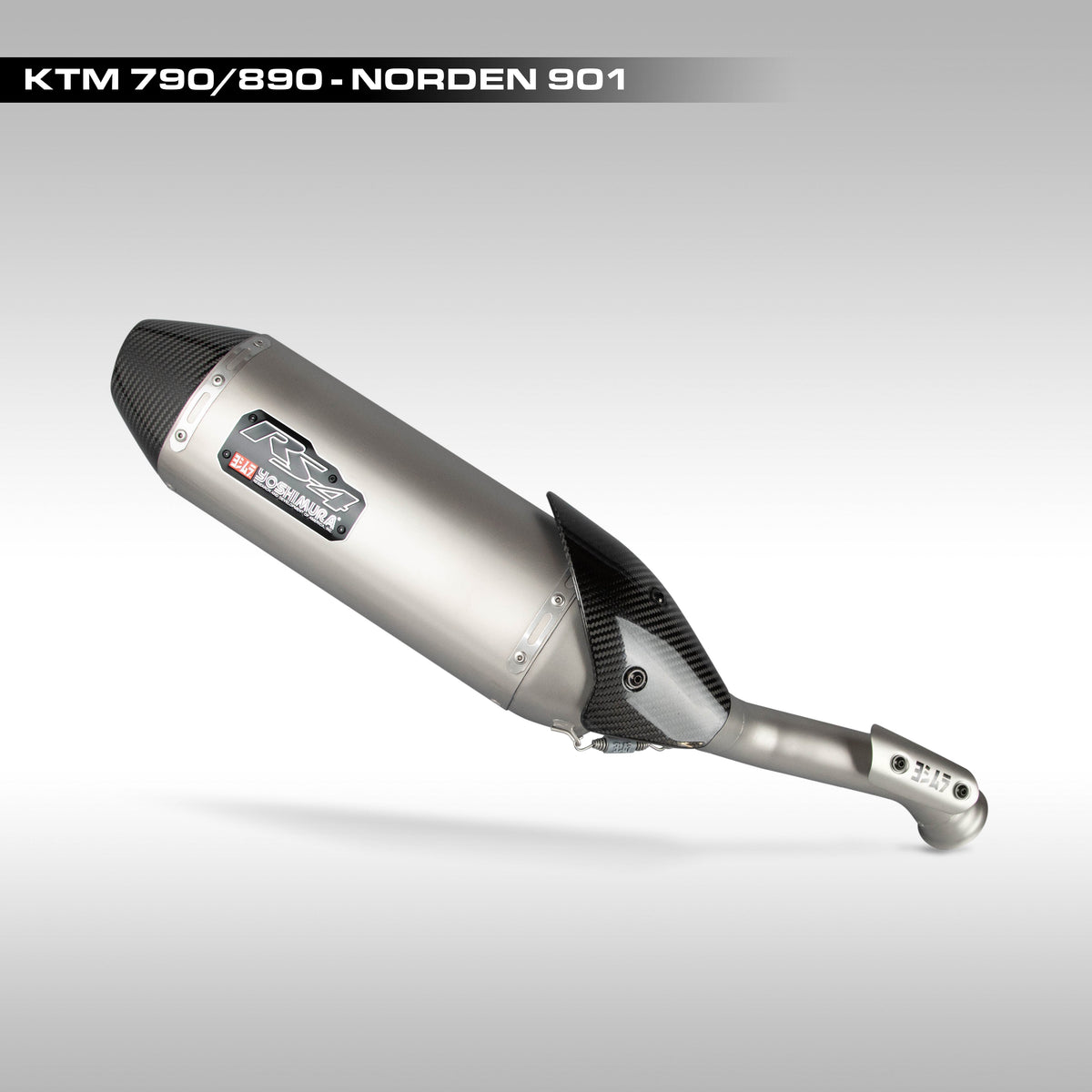 YOSHIMURA - RS-4 SLIP-ON - KTM 790 / 890 ADVENTURE &amp; HUSQVARNA NORDEN 901