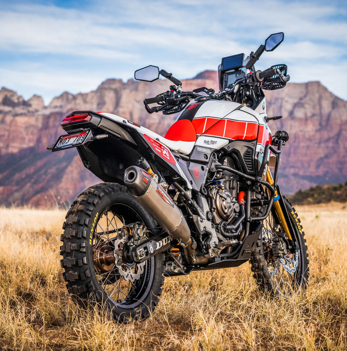 Clean up the rear fender of your Tenere 700 with the Yoshimura rear fender eliminator kit. Tenere 700 tail tidy kit. Kit incorporates Shrink Solder Connectors and a new and improved weather tight light housing, and brighter DOT compliant LED light. Made in the USA!